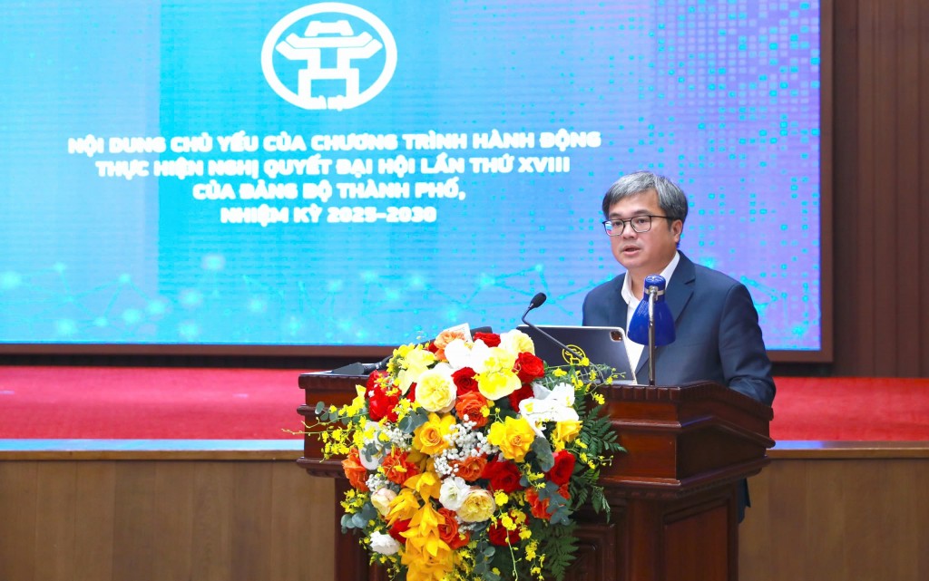 Hà Nội quyết tâm triển khai ngay Nghị quyết Đại hội XVIII từ những ngày đầu, tháng đầu của nhiệm kỳ mới - ảnh 2