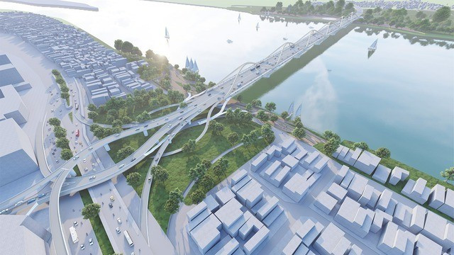 7 cây cầu vượt sông Hồng - một Thủ đô hội nhập, hiện đại, xanh và kết nối - ảnh 1