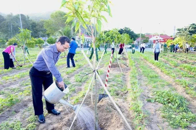 Đoàn đại biểu Cụm thi đua Ủy ban MTTQ Việt Nam các thành phố trực thuộc Trung ương dâng hoa, dâng hương tại đặc khu Côn Đảo - ảnh 5
