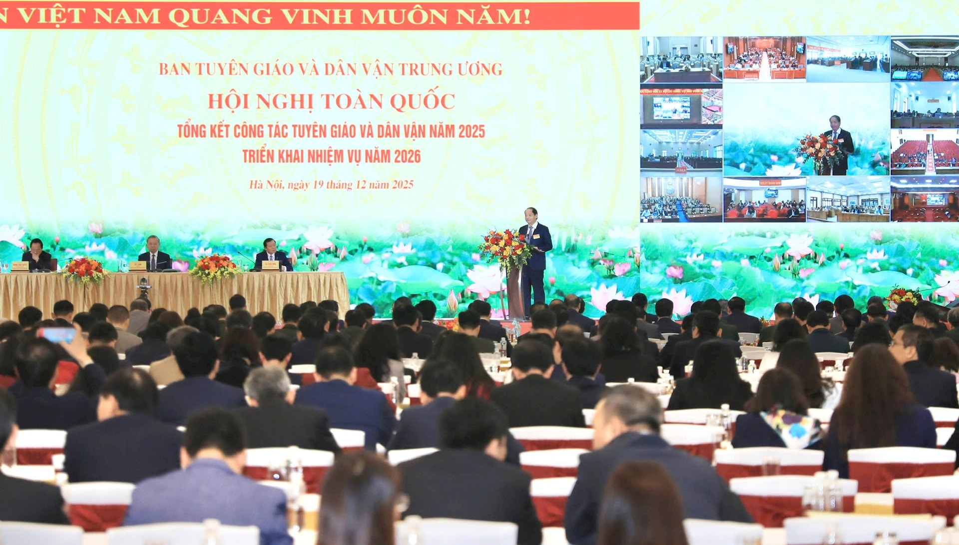  Tổng Bí thư Tô Lâm dự Hội nghị toàn quốc tổng kết công tác tuyên giáo và dân vận năm 2025 - ảnh 4