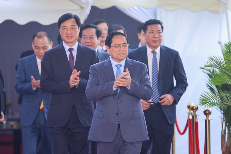 Thủ tướng Phạm Minh Chính dự khởi công dự án khu đô thị thể thao Olympic, Hà Nội  ​ - ảnh 1