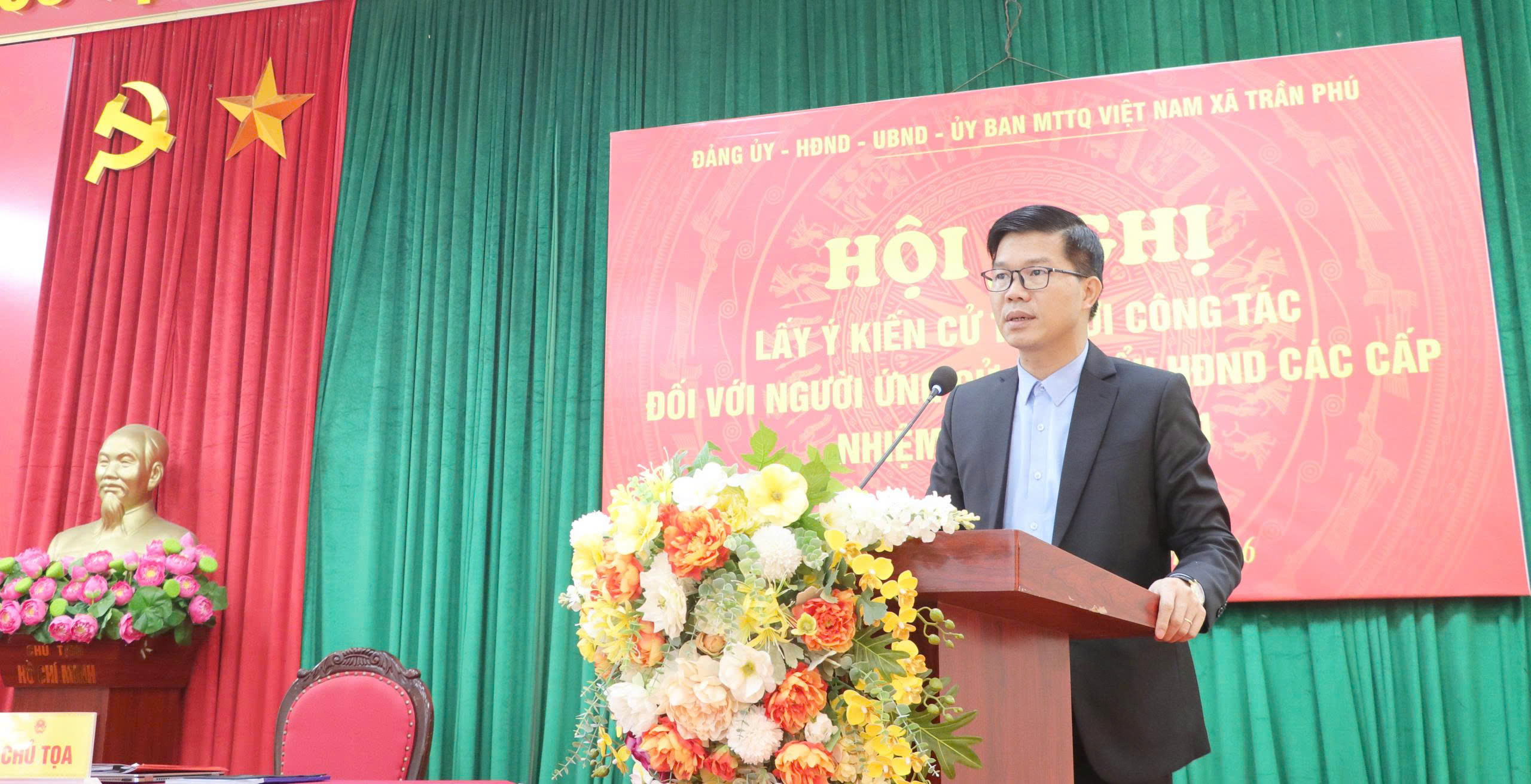 Xã Trần Phú lấy ý kiến cử tri nơi công tác đối với người ứng cử đại biểu HĐND các cấp nhiệm kỳ 2026 - 2031 - ảnh 2