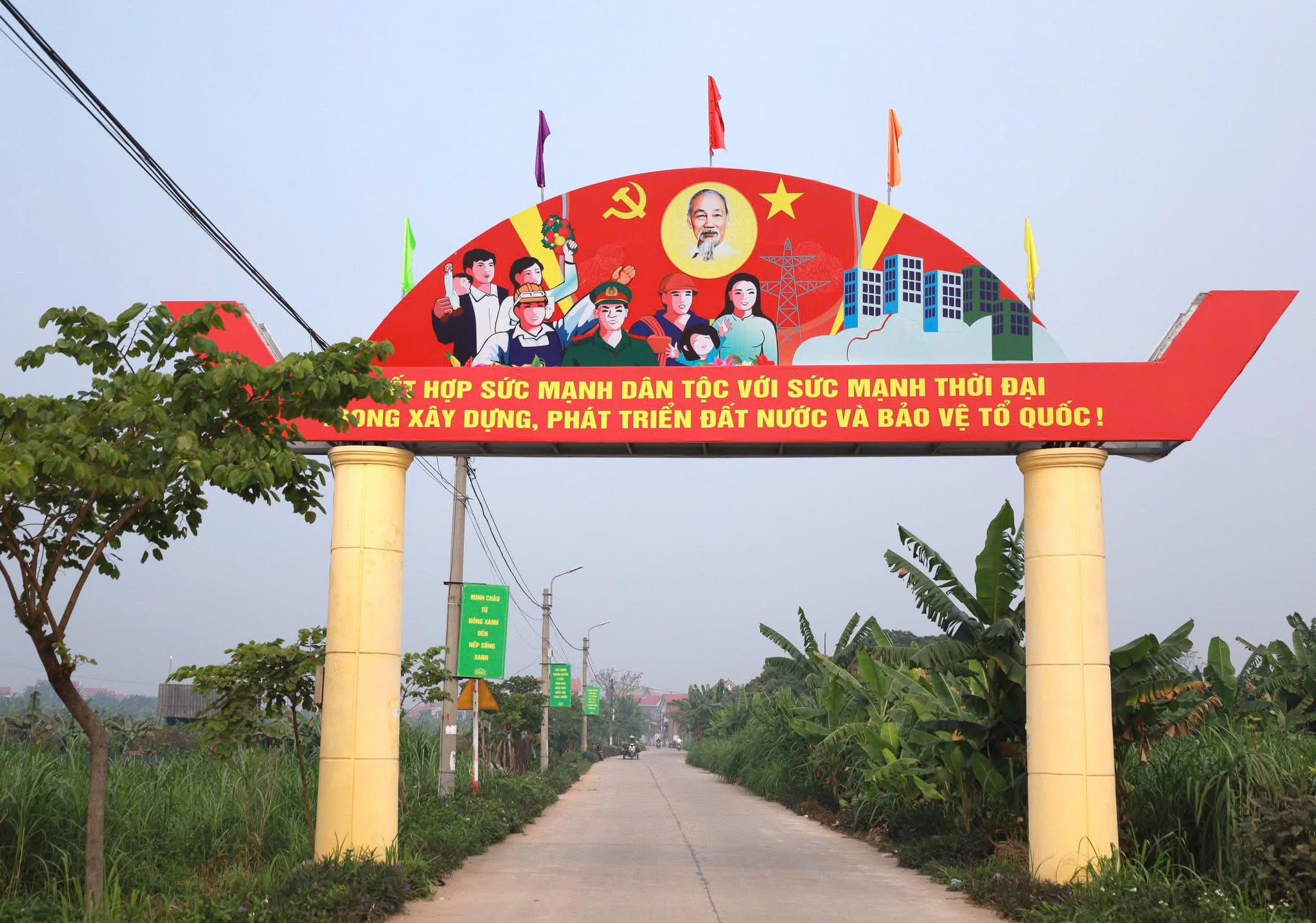 Xã đảo Minh Châu rực rỡ cờ hoa chào mừng Đại hội Đảng toàn quốc lần thứ XIV - ảnh 1