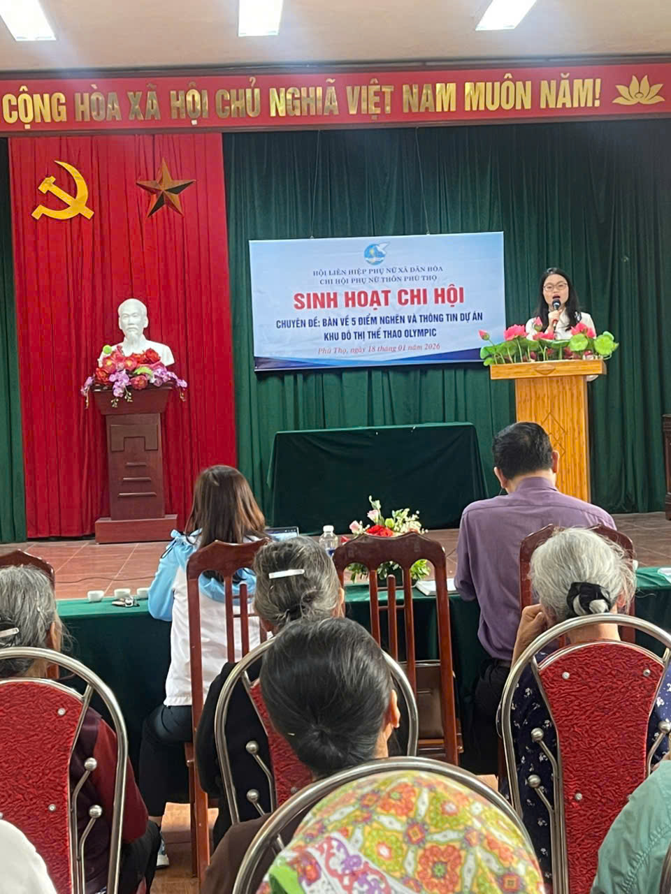 Hội LHPN xã Dân Hòa sinh hoạt chi hội điểm - lan tỏa vai trò phụ nữ trong cộng đồng - ảnh 3