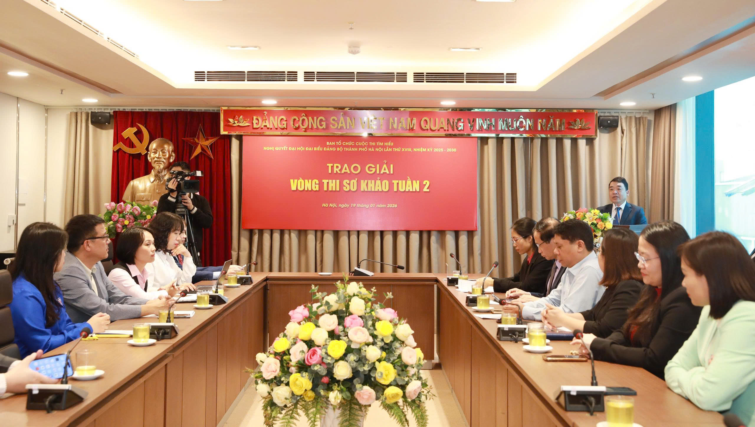 Đảng bộ phường Cầu Giấy có số lượng người tham gia dự thi nhiều nhất - ảnh 1