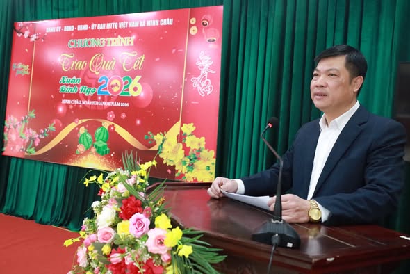 Xã Minh Châu trao quà Tết cho hộ cận nghèo - lan tỏa nghĩa tình Tết Bính Ngọ 2026 - ảnh 4