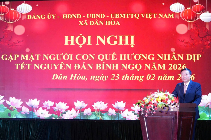 Xã Dân Hòa long trọng tổ chức Hội nghị gặp mặt người con quê hương - ảnh 2