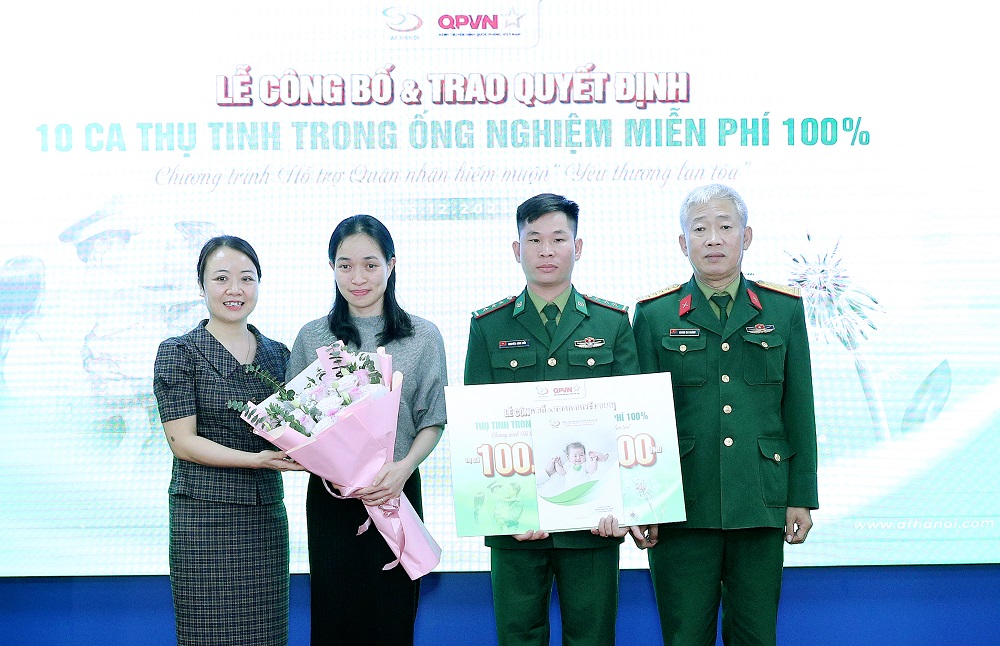 Hỗ trợ miễn phí làm IVF tặng 10 gia đình quân nhân hiếm muộn - ảnh 3