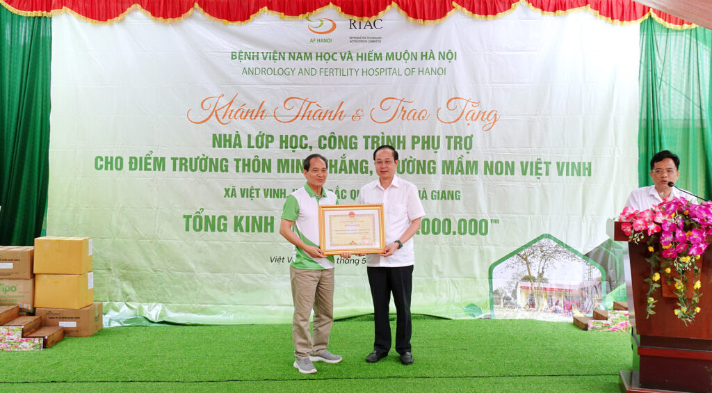 Trao tặng Nhà lớp học cho điểm Trường Mầm non Minh Thắng, Hà Giang - ảnh 2