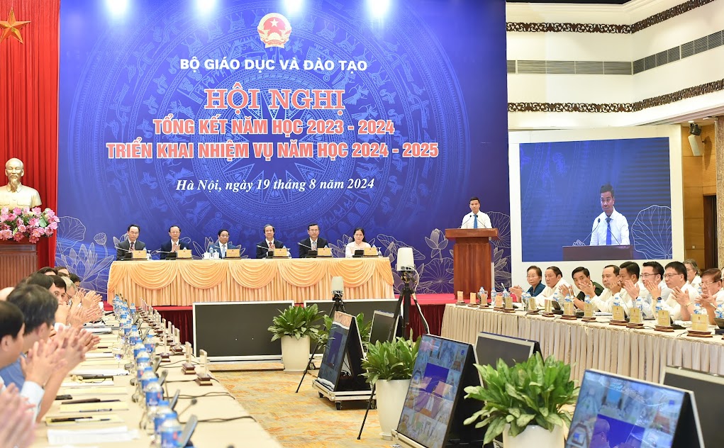 Hoàn thành kế hoạch năm học 2023 - 2024: “Học thật, thi thật, nhân tài thật”  - ảnh 1