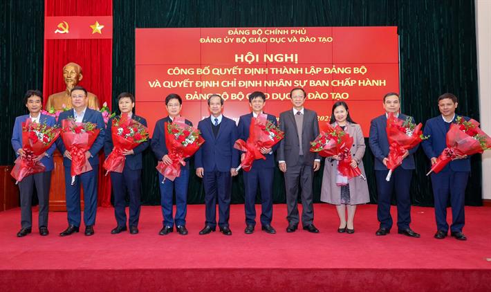 Công bố quyết định thành lập Đảng bộ Bộ Giáo dục và Đào tạo - ảnh 5