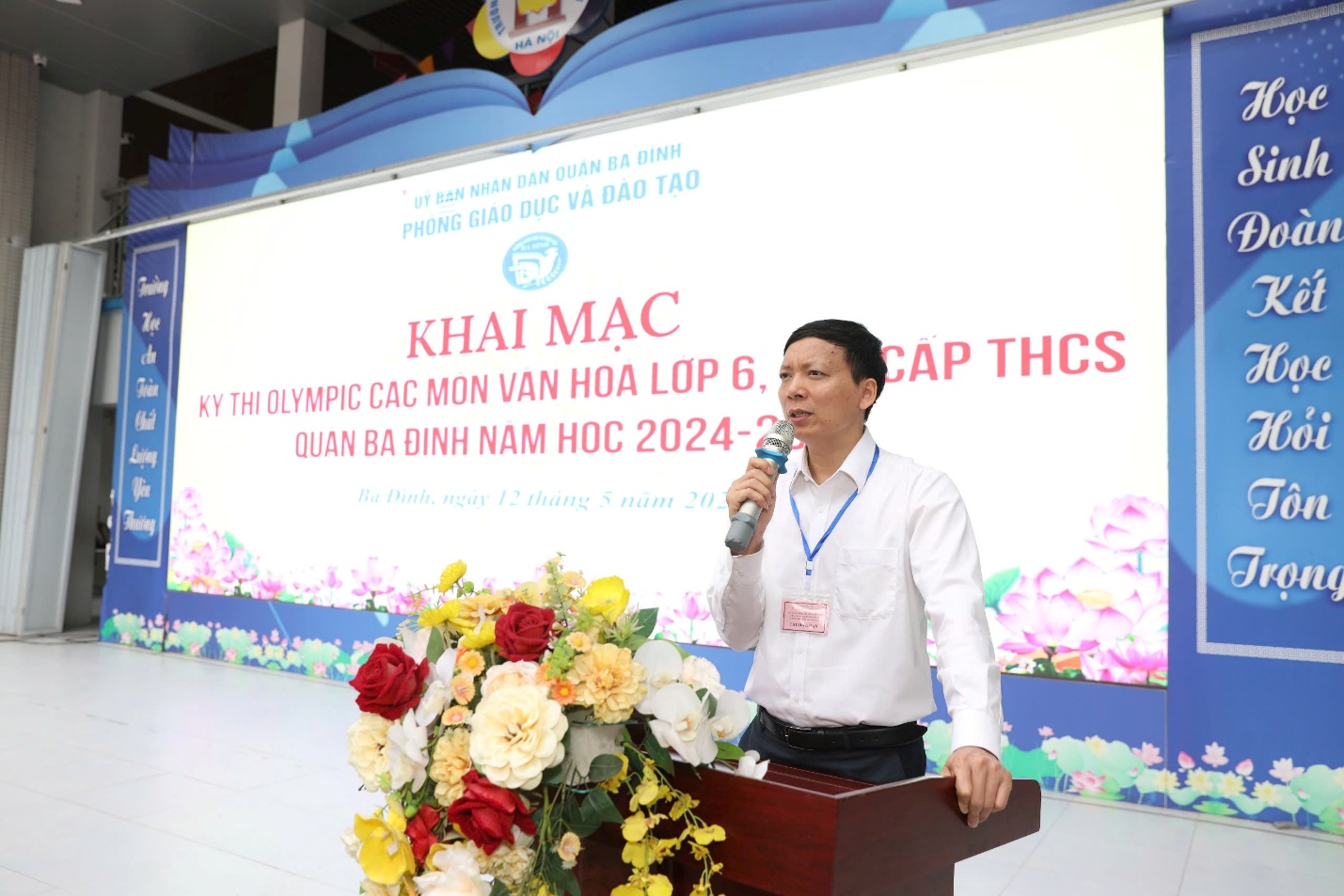 Hơn 1800 học sinh tranh tài tại Kỳ thi Olympic các môn văn hóa cấp THCS năm học 2024-2025 - ảnh 2