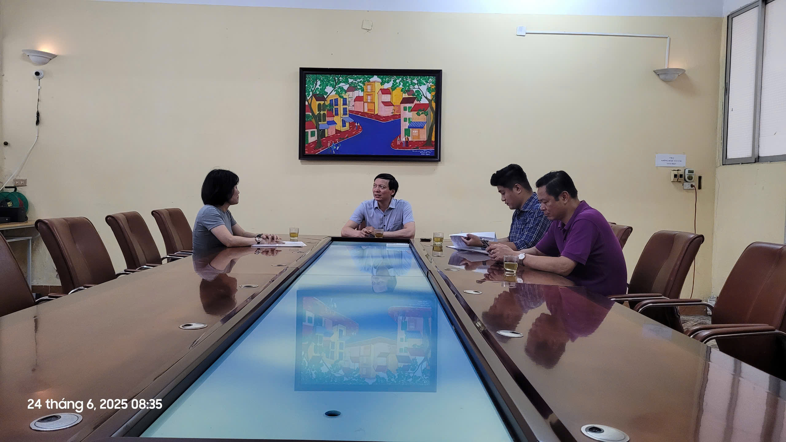 Quận Ba Đình: Các điểm thi đã sẵn sàng cho kỳ thi tốt nghiệp THPT năm 2025 - ảnh 9
