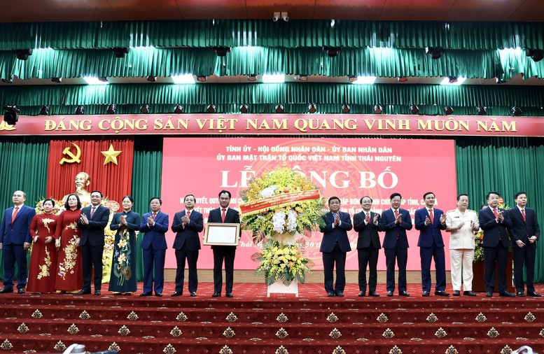 Công bố nghị quyết, quyết định sáp nhập đơn vị hành chính, chỉ định nhân sự trên cả nước - ảnh 11
