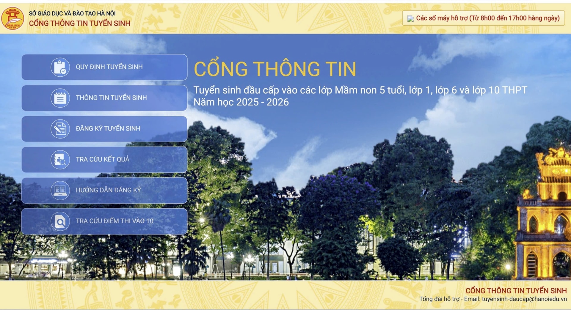 Hà Nội bắt đầu triển khai tuyển sinh đầu cấp năm học 2025-2026 - ảnh 1