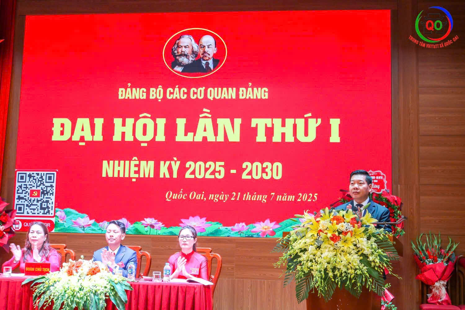 Đại hội Đảng bộ các cơ quan xã Quốc Oai lần thứ Nhất, nhiệm kỳ 2025-2030 thành công tốt đẹp - ảnh 6