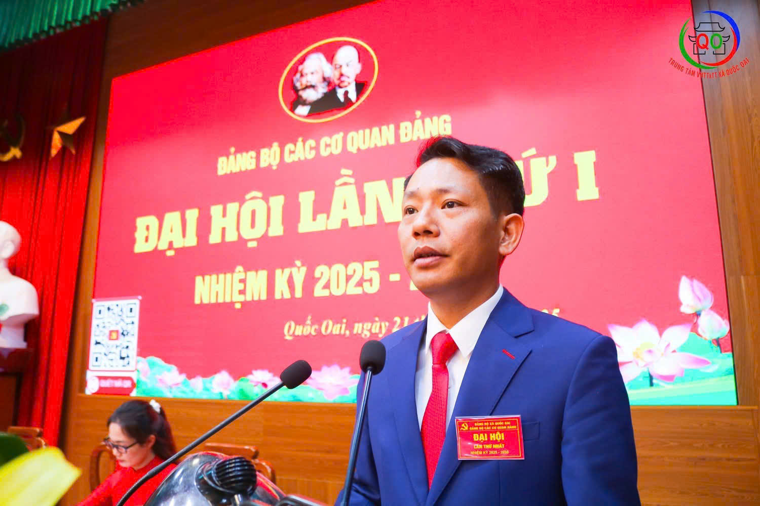 Đại hội Đảng bộ các cơ quan xã Quốc Oai lần thứ Nhất, nhiệm kỳ 2025-2030 thành công tốt đẹp - ảnh 5