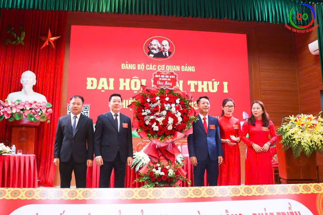 Đại hội Đảng bộ các cơ quan xã Quốc Oai lần thứ Nhất, nhiệm kỳ 2025-2030 thành công tốt đẹp - ảnh 1