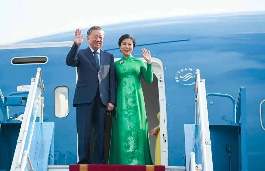 Tổng Bí thư Tô Lâm và Phu nhân lên đường thăm cấp Nhà nước Đại Hàn Dân Quốc - ảnh 1