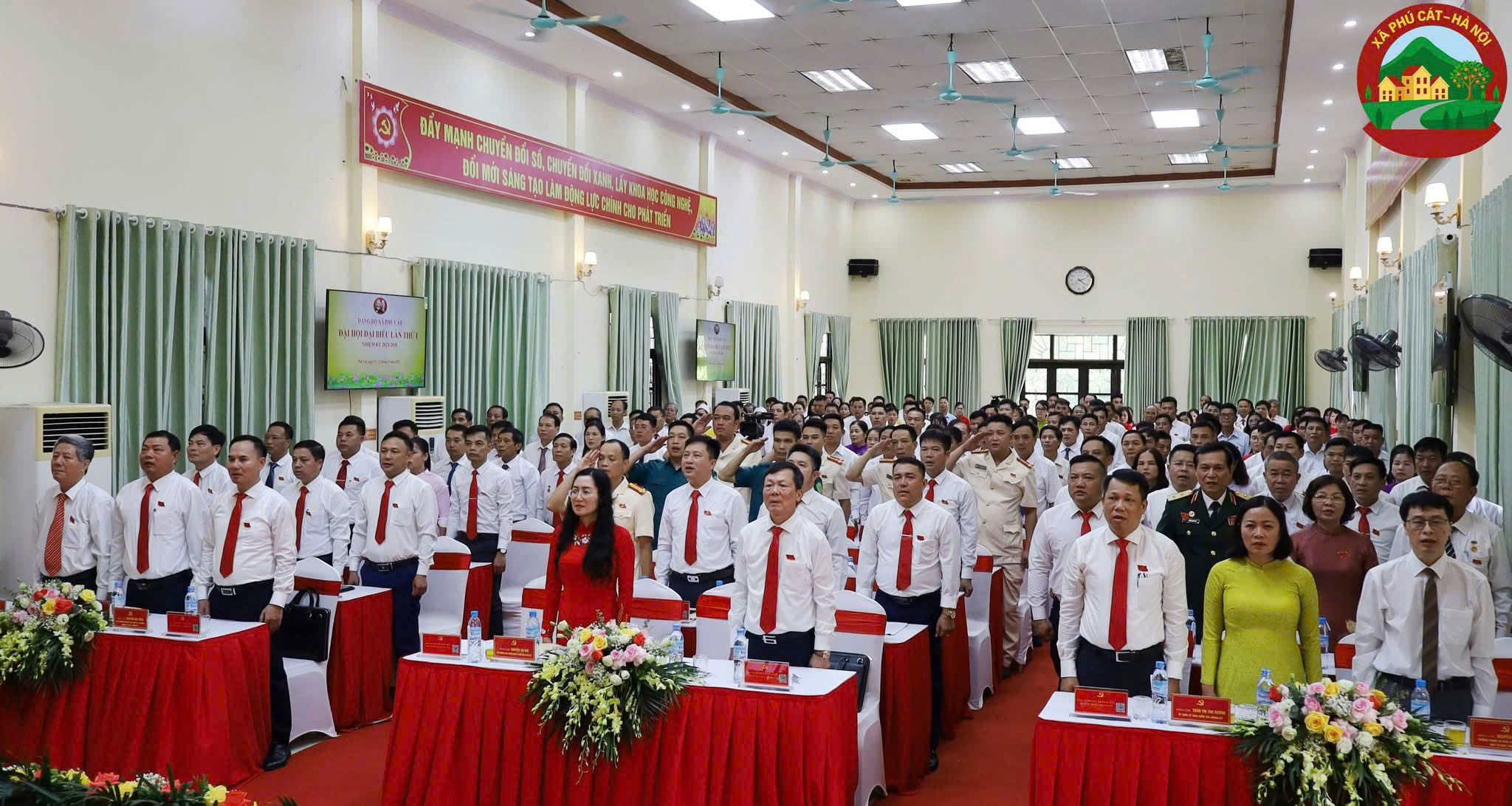 Đại hội đại biểu Đảng bộ xã Phú Cát lần thứ I, nhiệm kỳ 2025-2030 diễn ra phiên trù bị - ảnh 1