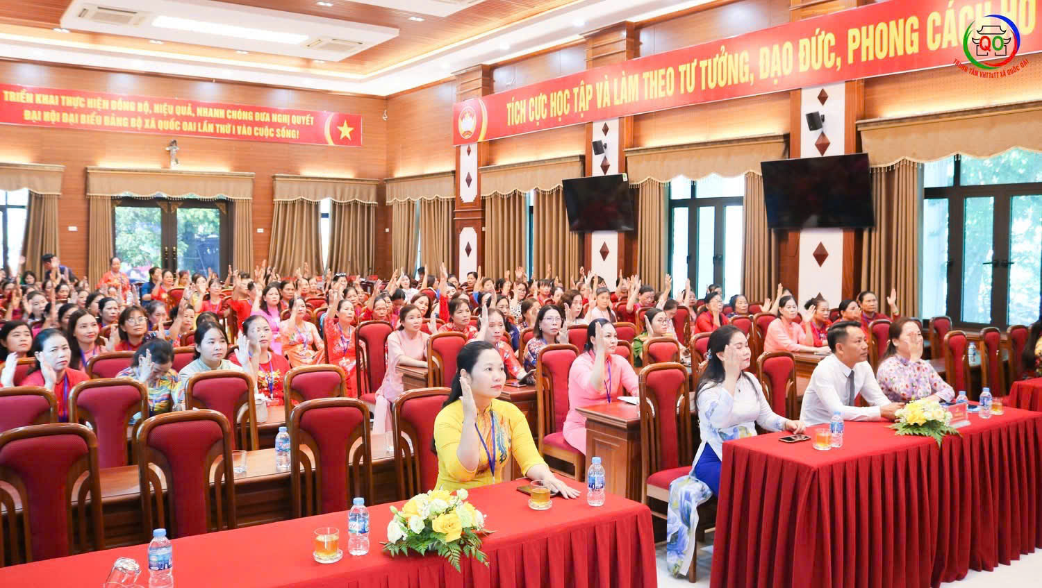 Đại hội đại biểu Phụ nữ xã Quốc Oai lần thứ I, nhiệm kỳ 2025-2030 diễn ra phiên trù bị - ảnh 6