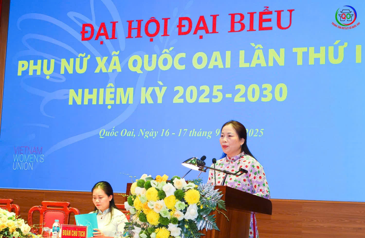 Đại hội đại biểu Phụ nữ xã Quốc Oai lần thứ I, nhiệm kỳ 2025-2030 diễn ra phiên trù bị - ảnh 4