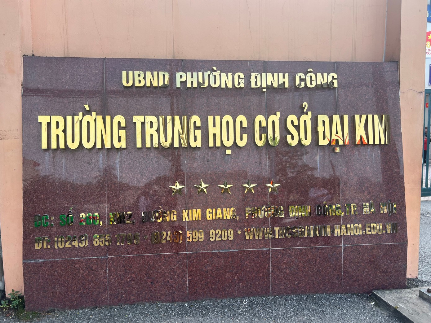 UBND phường Định Công thông tin về vụ việc học sinh có hành vi sai trái đối với cô giáo chủ nhiệm - ảnh 2