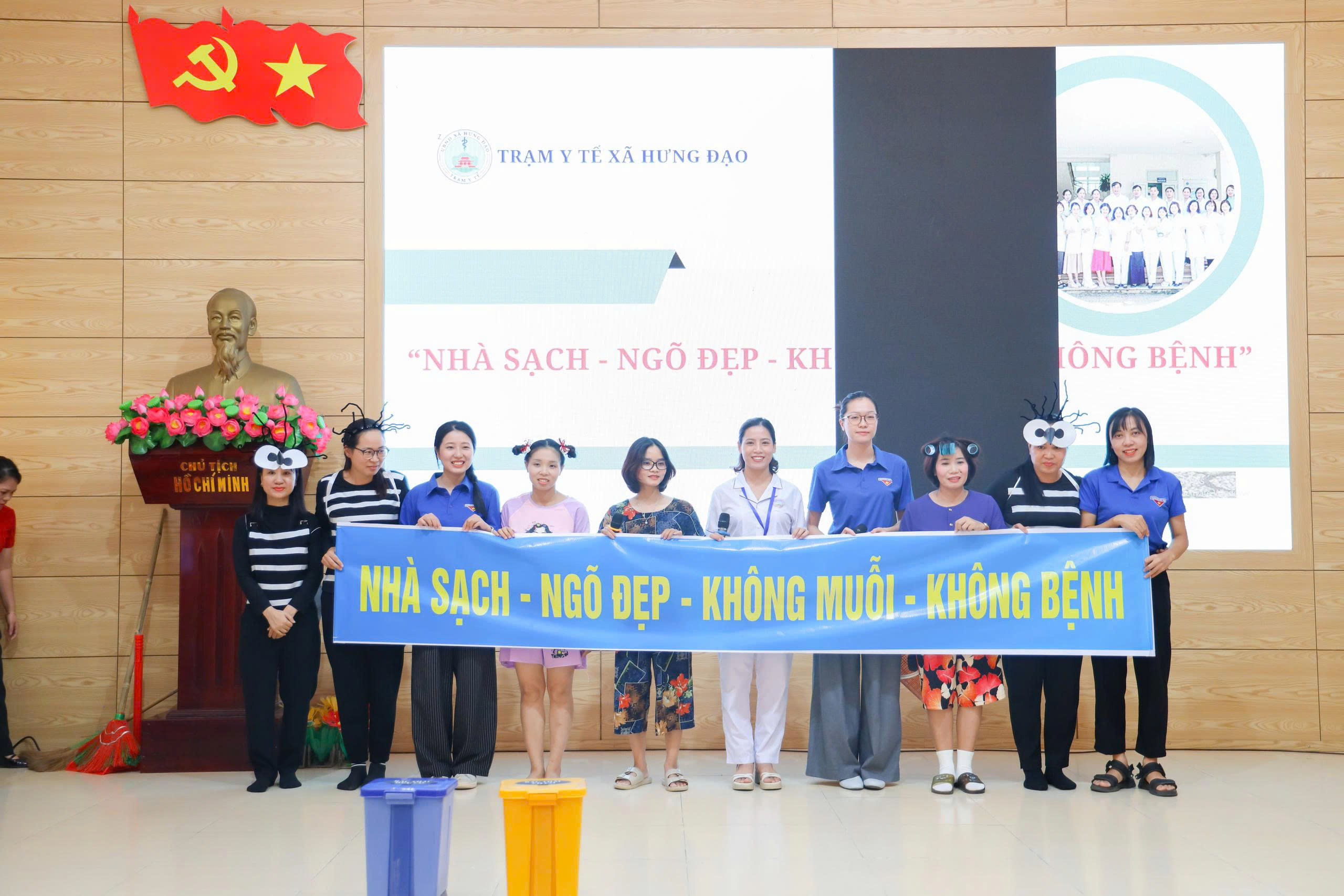 Hội LHPN Xã Hưng Đạo: Sôi nổi hội thi “Thu gom, phân loại và xử lý rác thải bảo vệ môi trường” - ảnh 7