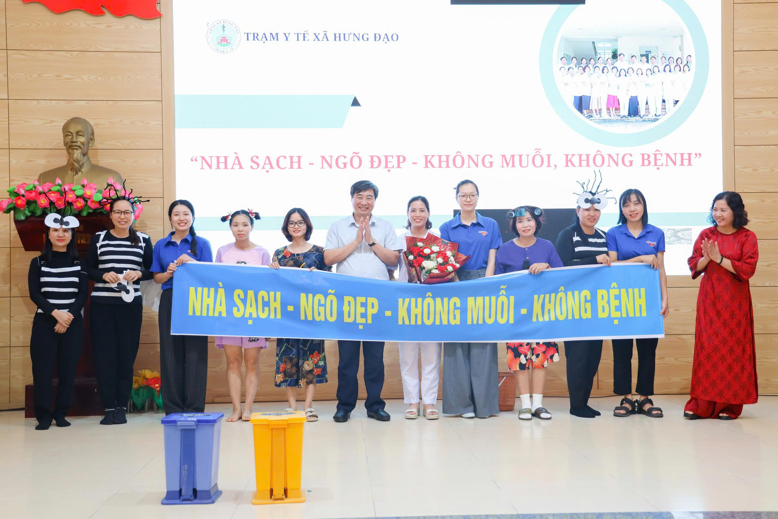 Hội LHPN Xã Hưng Đạo: Sôi nổi hội thi “Thu gom, phân loại và xử lý rác thải bảo vệ môi trường” - ảnh 4