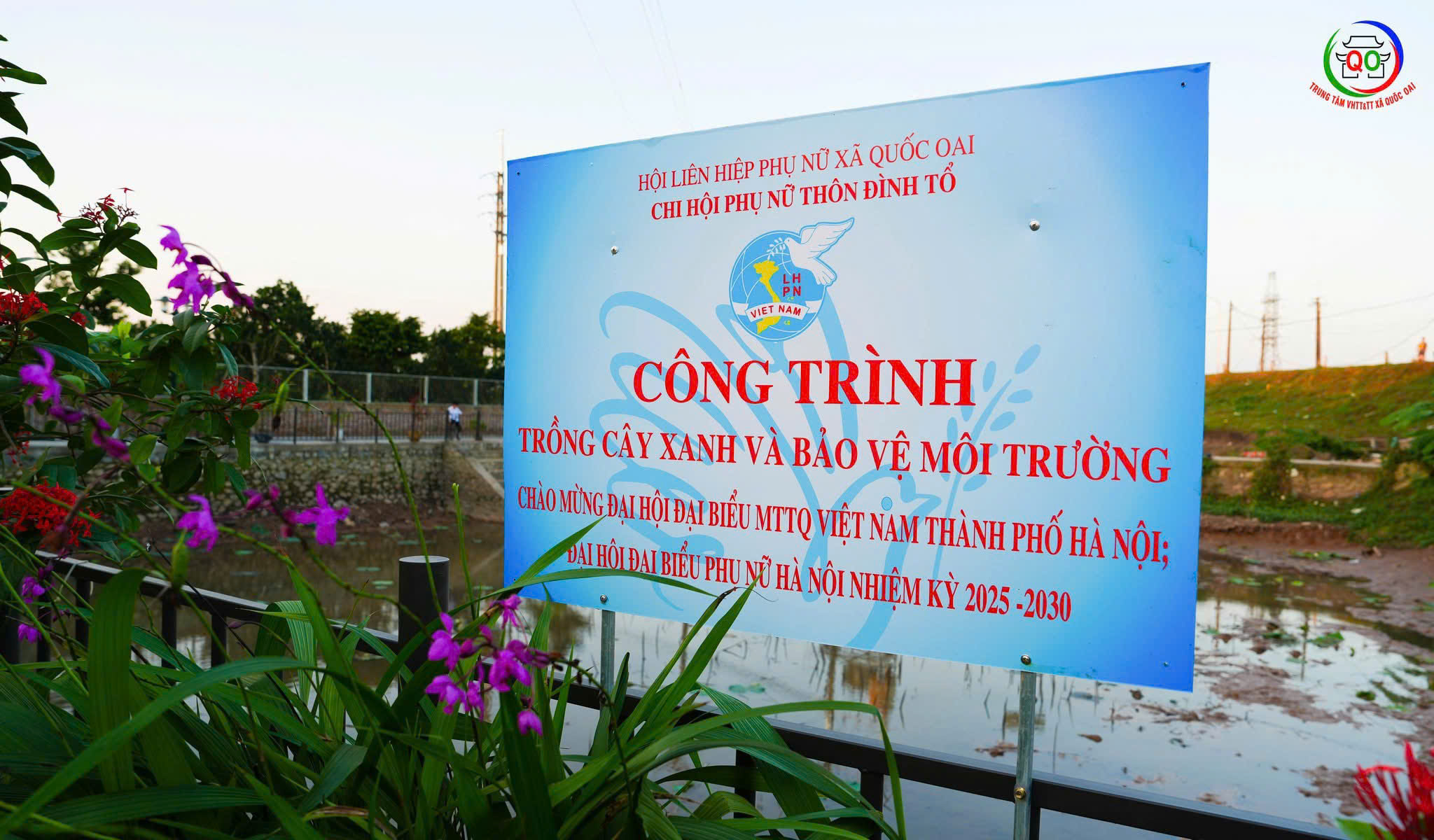 Hội Phụ nữ  xã Quốc Oai: Gắn biển công trình chào mừng Đại hội đại biểu Phụ nữ thành phố Hà Nội lần thứ XVII - ảnh 9