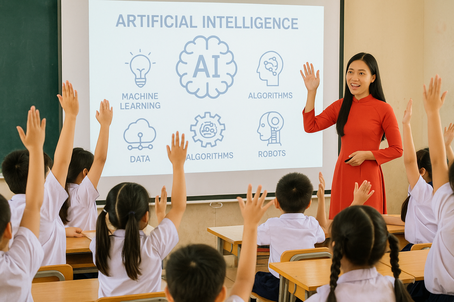 Hướng dẫn triển khai thí điểm nội dung giáo dục trí tuệ nhân tạo  trong giáo dục phổ thông - ảnh 1