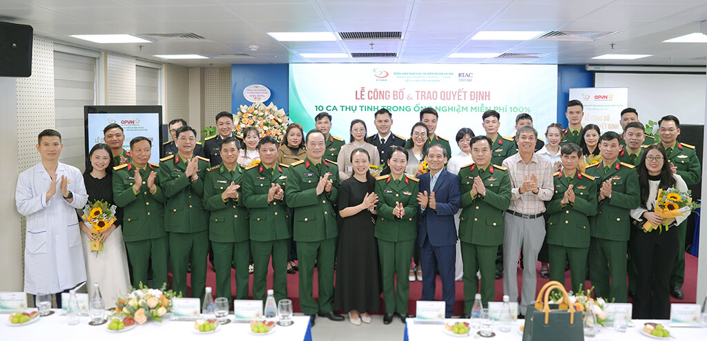 Trao gửi yêu thương  đến với các gia đình quân nhân hiếm muộn - ảnh 1