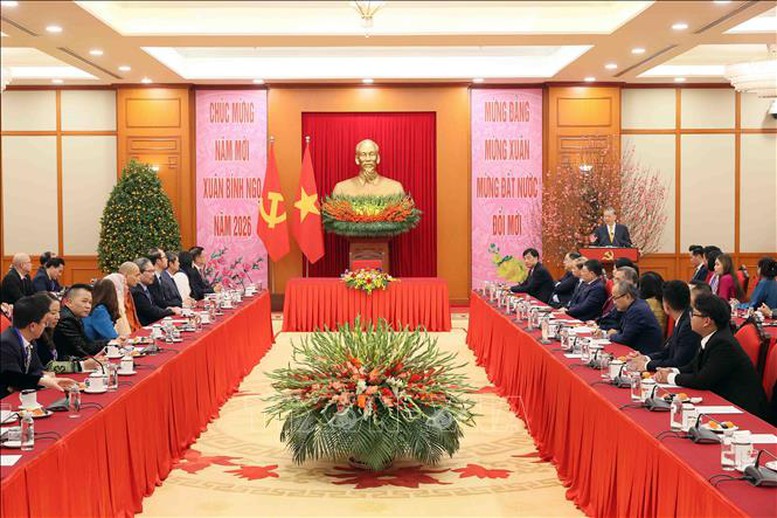 Tổng Bí thư Tô Lâm: Kiều bào chung tay xây dựng đất nước ngày càng phát triển phồn vinh, hạnh phúc - ảnh 4