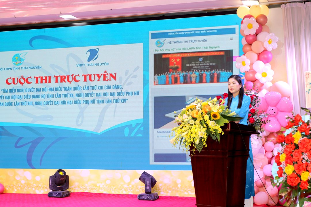 Hội LHPN Thái Nguyên phát động thi tìm hiểu Nghị quyết ĐH Đảng và Đại hội Phụ nữ các cấp - ảnh 2