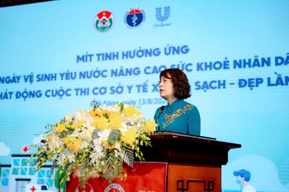Mít tinh hưởng ứng Ngày Vệ sinh yêu nước nâng cao sức khỏe nhân dân năm 2024 - ảnh 2