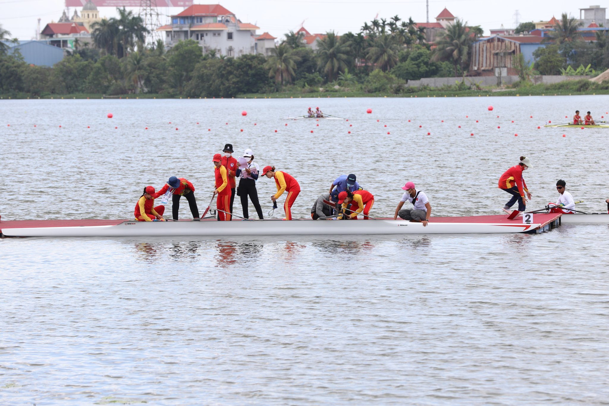 Việt Nam về nhất 5/8 vòng loại nhóm B môn Rowing - ảnh 3