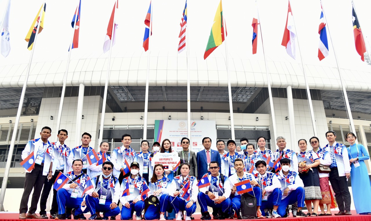 Toàn cảnh Lễ thượng cờ các Đoàn thể thao dự SEA Games 31 - ảnh 10