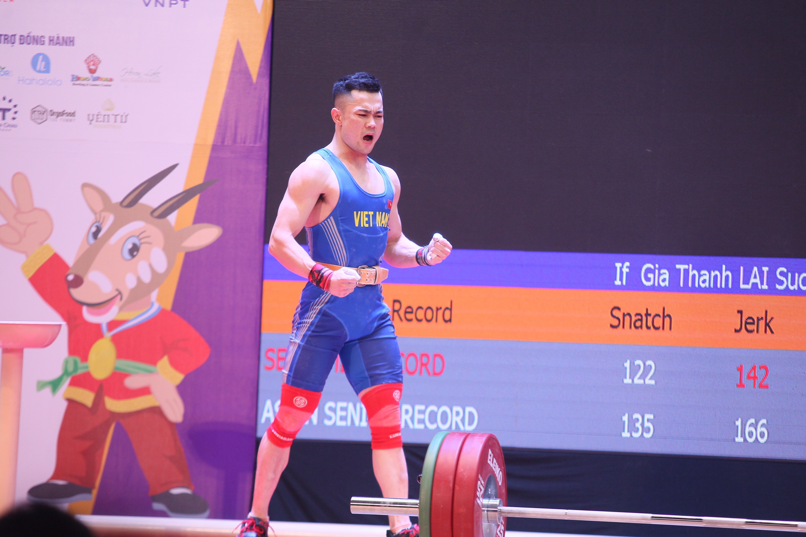 Lại Gia Thành xuất sắc giành HCV cử tạ, phá kỷ lục tại SEA Games 31 - ảnh 1