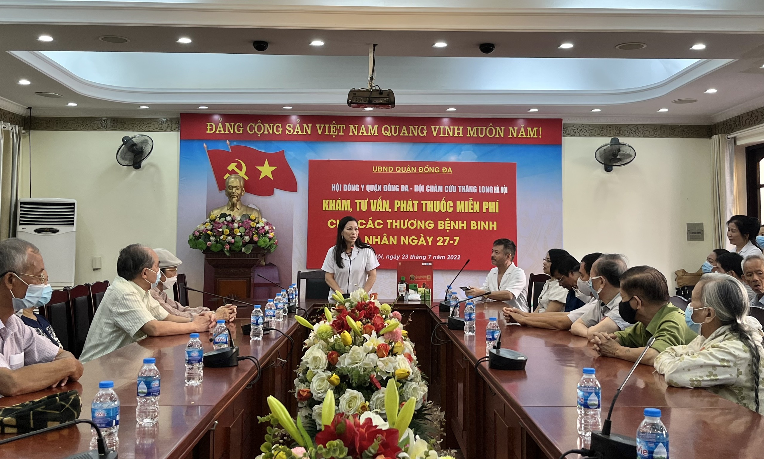 Khám, tư vấn, phát thuốc miễn phí tri ân các thương bệnh binh nhân dịp 27/7 - ảnh 1