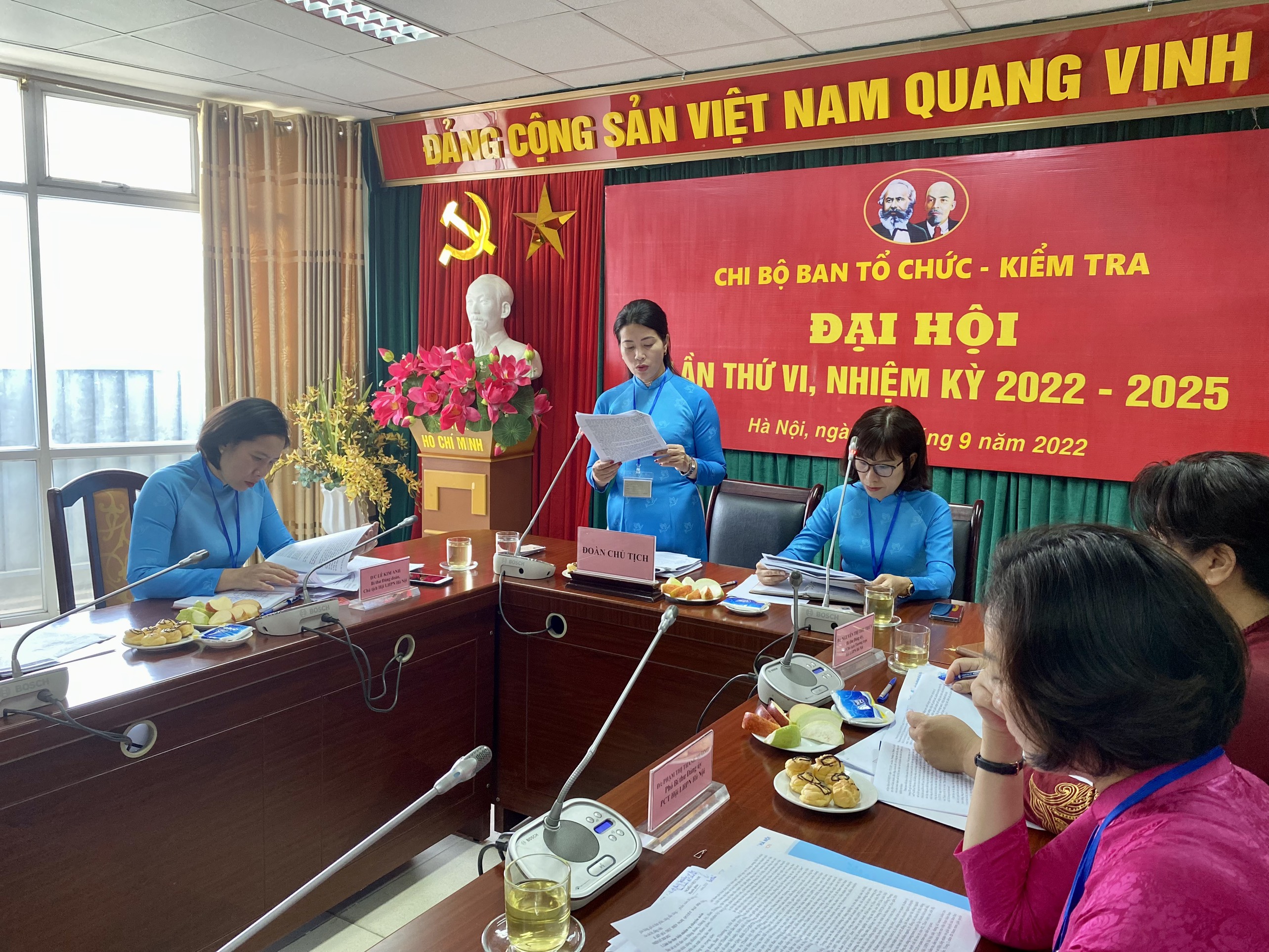 Đại hội Chi bộ Ban Tổ chức - Kiểm tra nhiệm kỳ 2022-2025 thành công tốt đẹp - ảnh 2