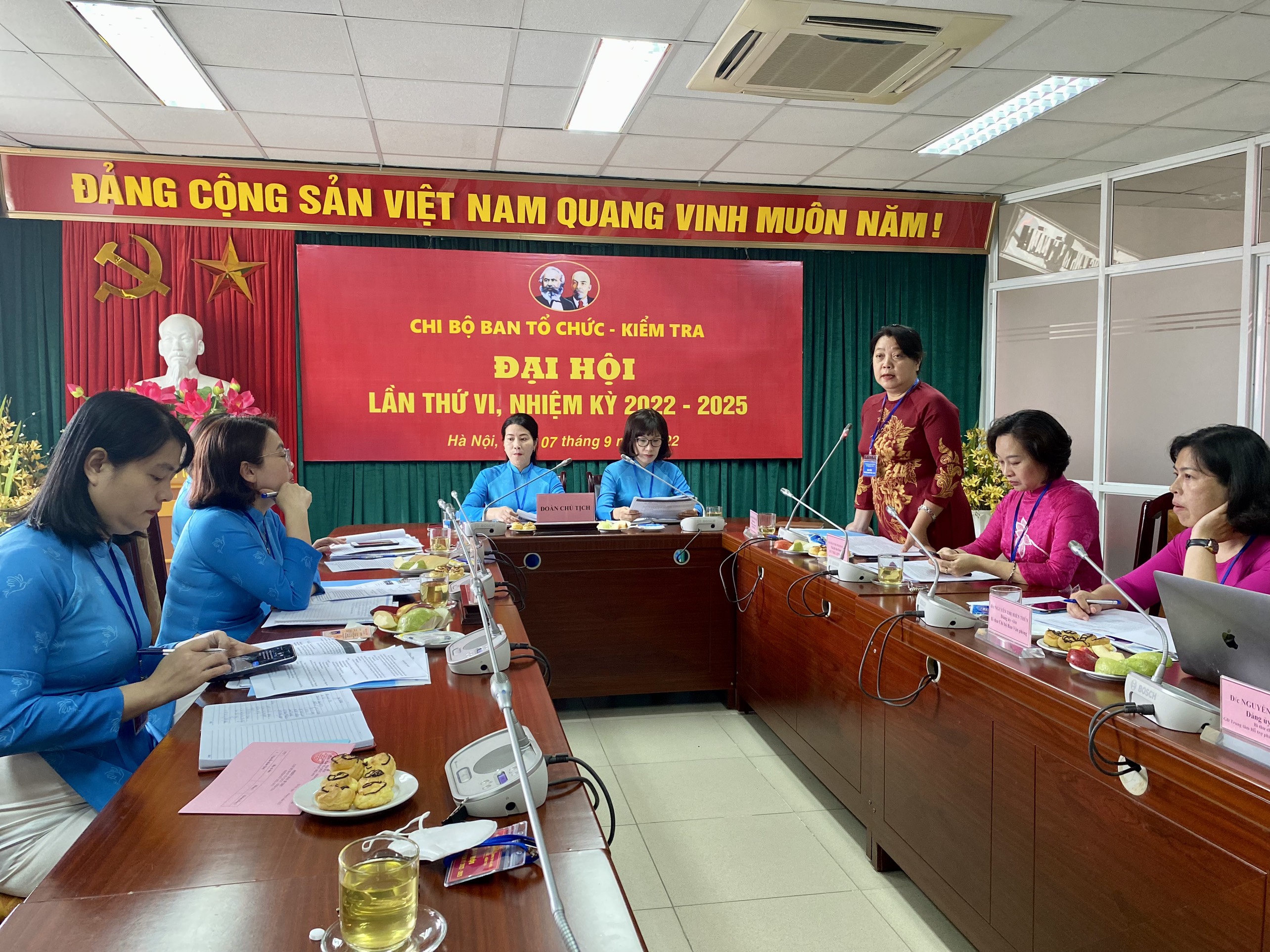 Đại hội Chi bộ Ban Tổ chức - Kiểm tra nhiệm kỳ 2022-2025 thành công tốt đẹp - ảnh 4