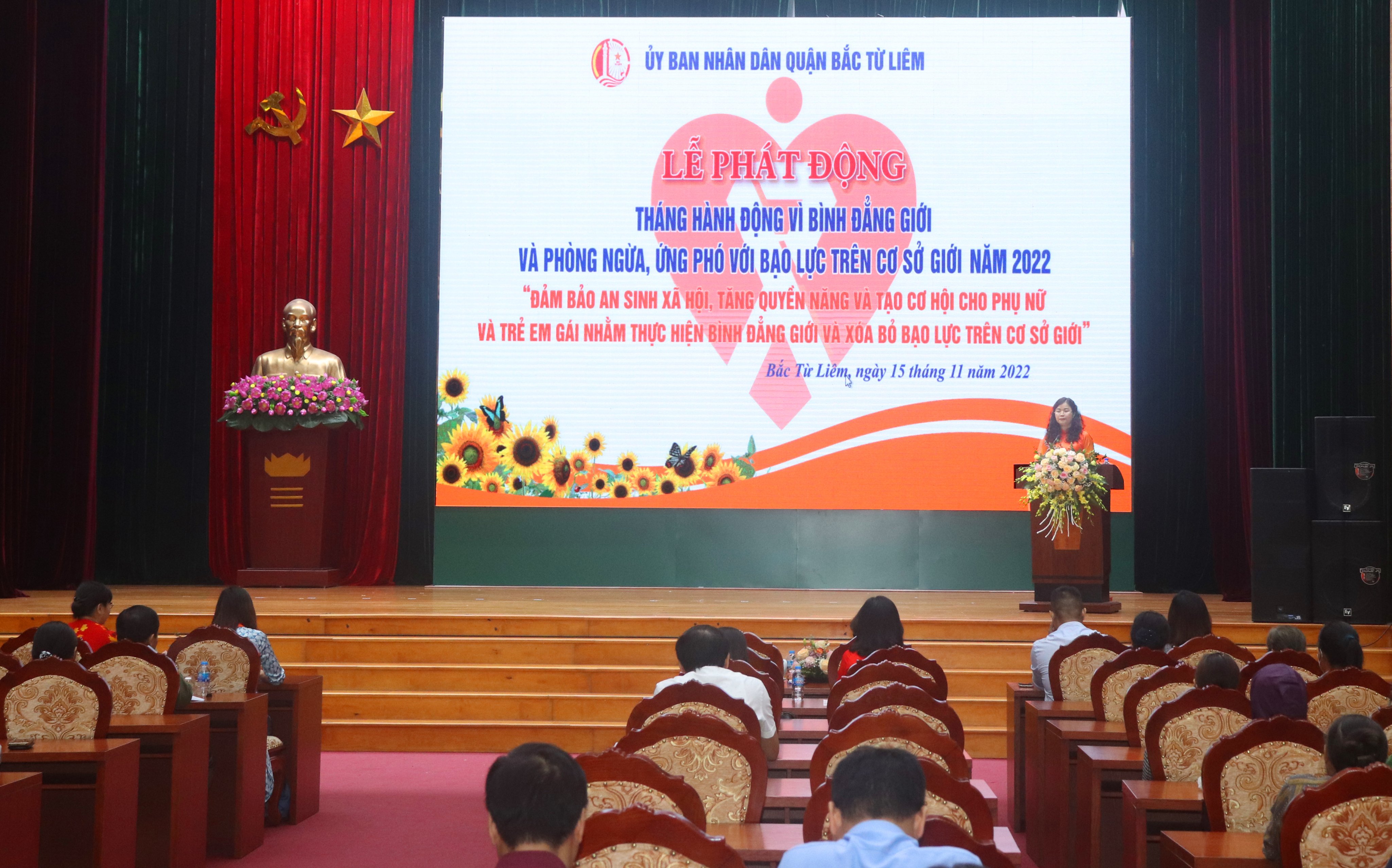 UBND quận Bắc Từ Liêm phát động tháng hành động vì bình đẳng giới và phòng, chống bạo lực - ảnh 3