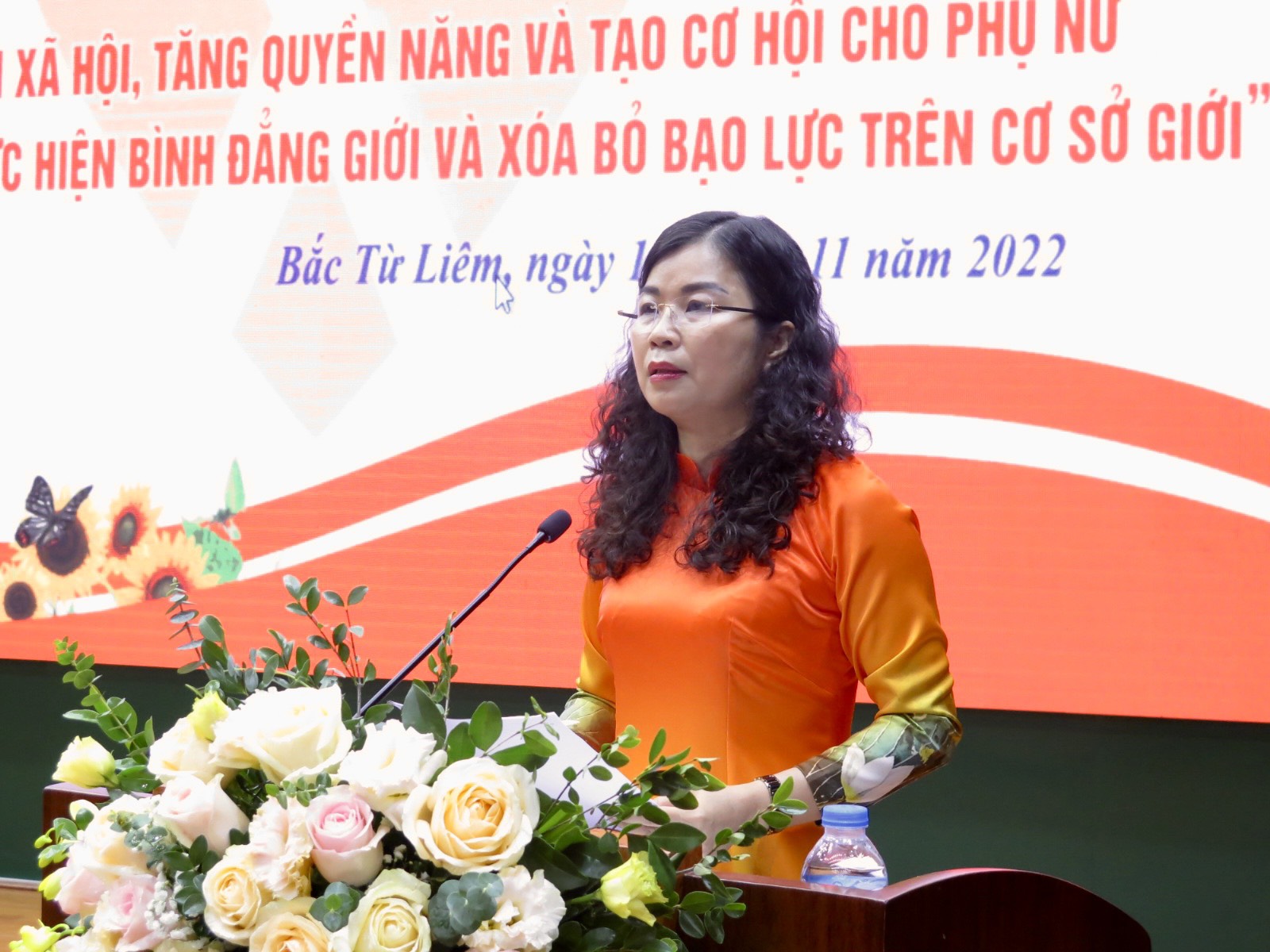 UBND quận Bắc Từ Liêm phát động tháng hành động vì bình đẳng giới và phòng, chống bạo lực - ảnh 1