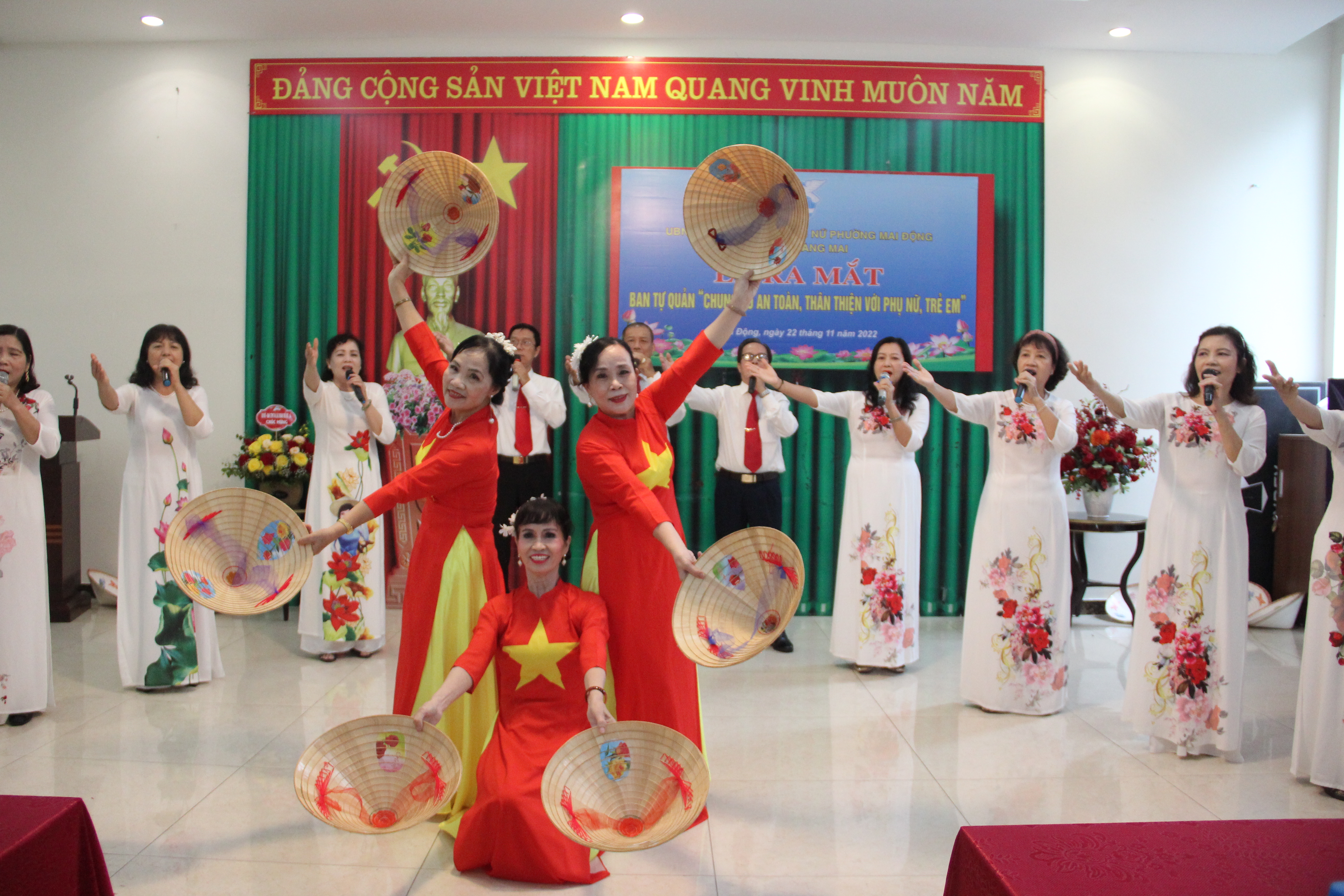 Ra mắt Ban tự quản Chung cư an toàn, thân thiện với phụ nữ và trẻ em phường Mai Động - ảnh 6