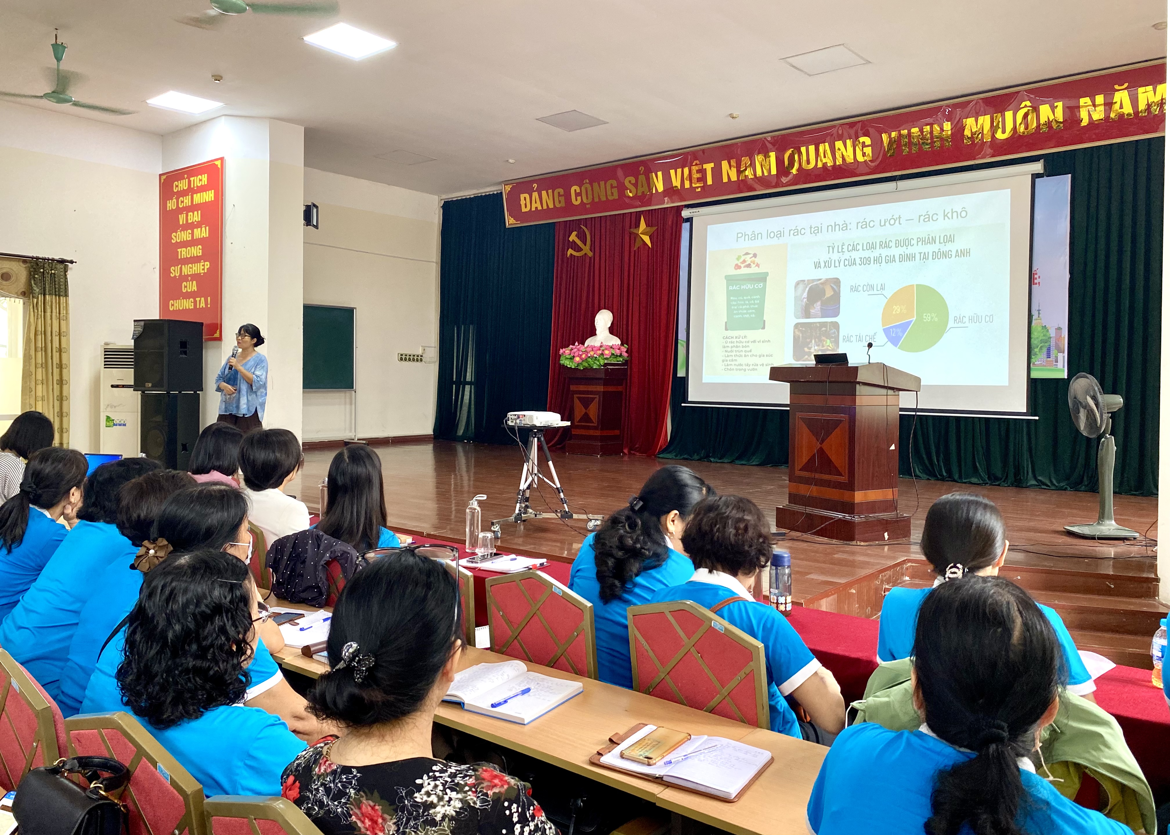 Hội LHPN quận Hoàng Mai: “Tiêu dùng xanh, chống rác thải nhựa” - ảnh 2
