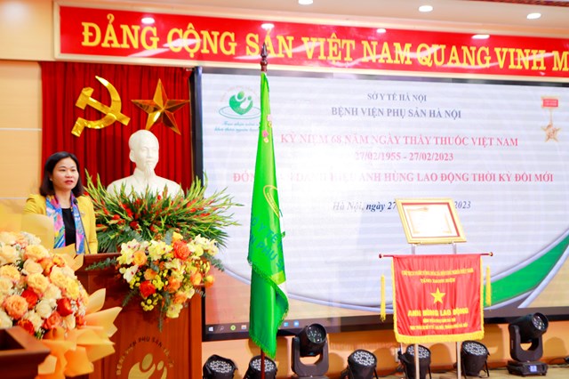 Bệnh viện Phụ sản Hà Nội đón nhận danh hiệu Anh hùng Lao động thời kỳ đổi mới - ảnh 1