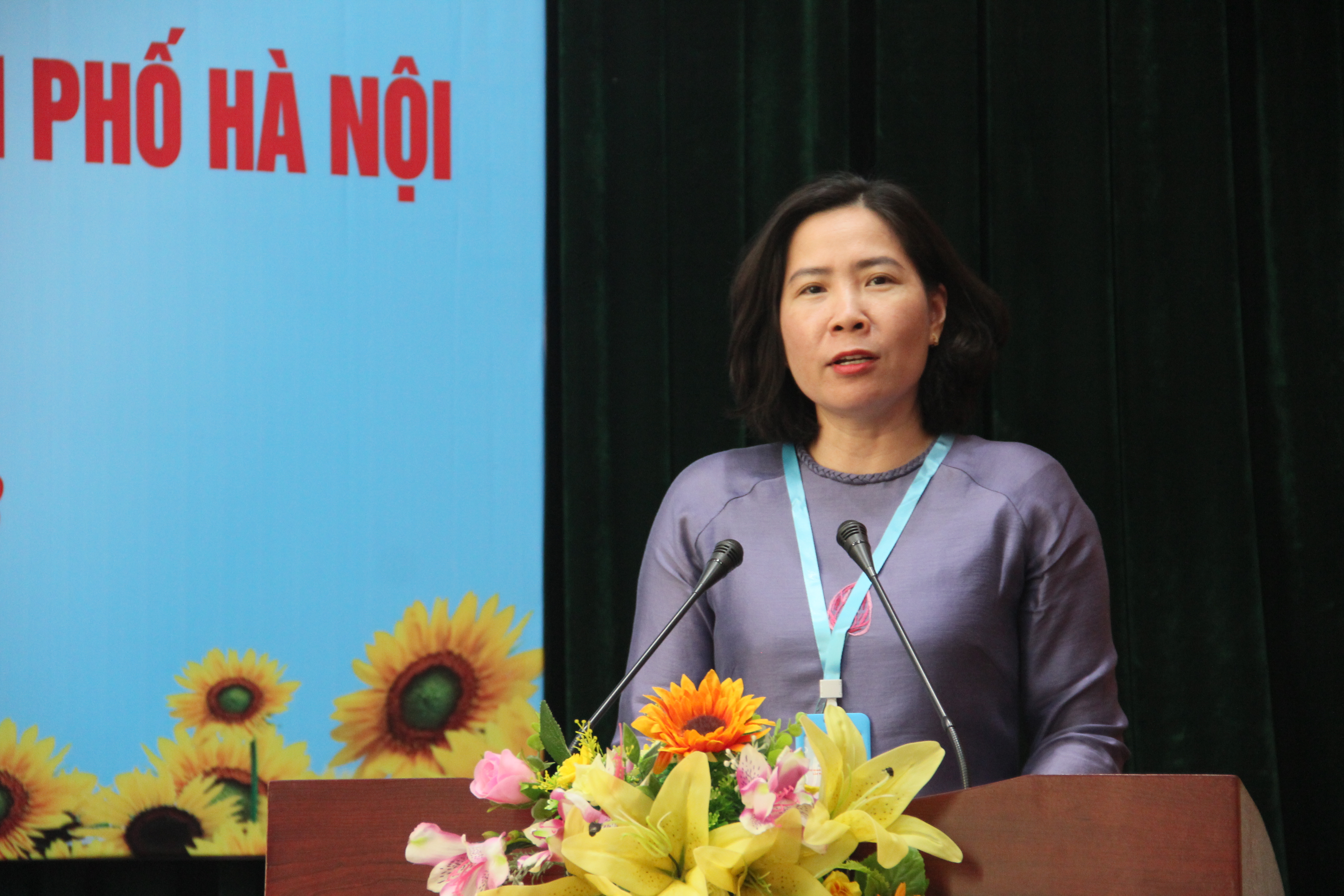 Đại hội Công đoàn cơ quan Hội LHPN Hà Nội lần thứ XVIII: “Đổi mới, dân chủ, đoàn kết, phát triển” - ảnh 6