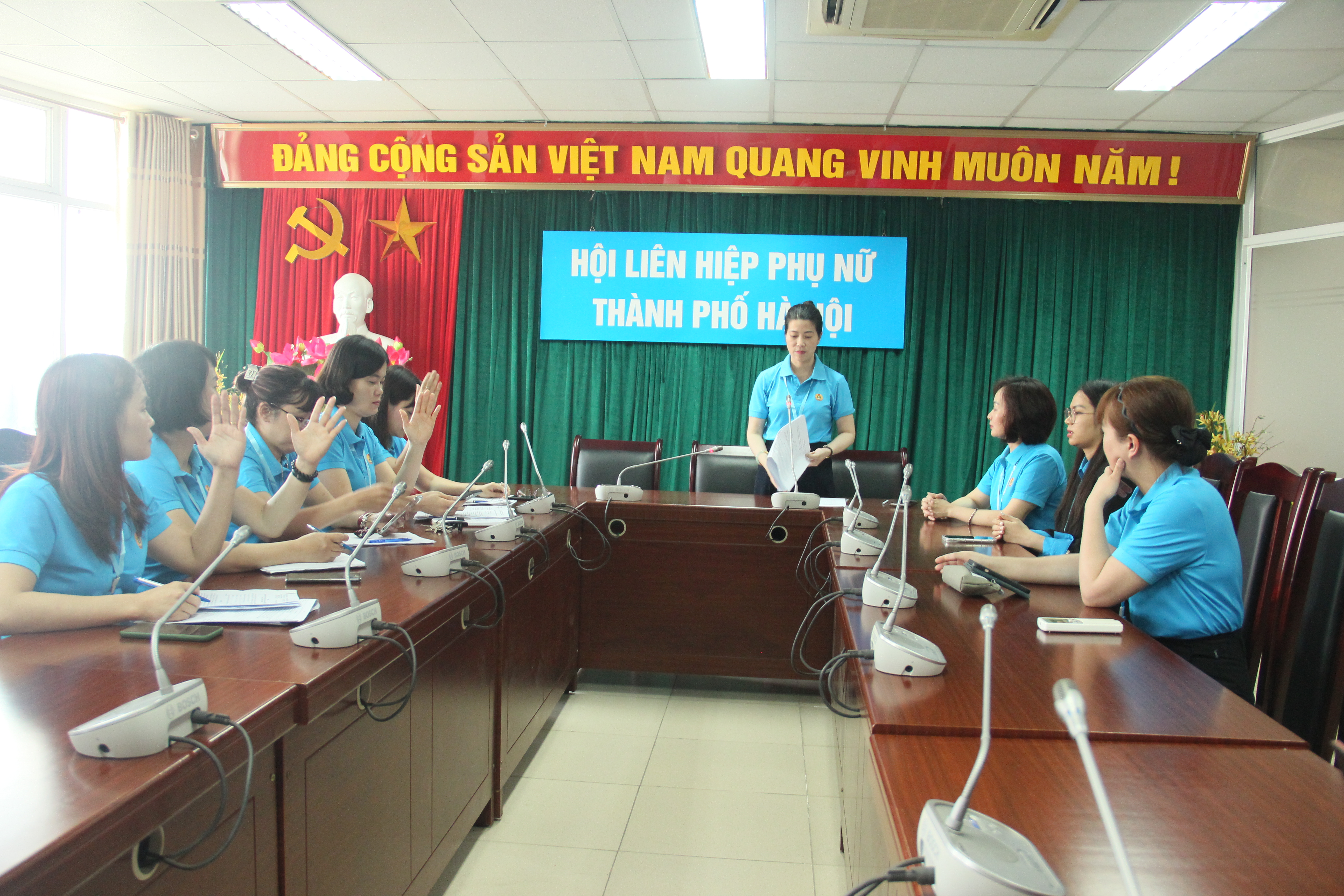 Thông qua 8 chỉ tiêu, nhiệm vụ nhiệm kỳ 2023 -2028 - ảnh 2