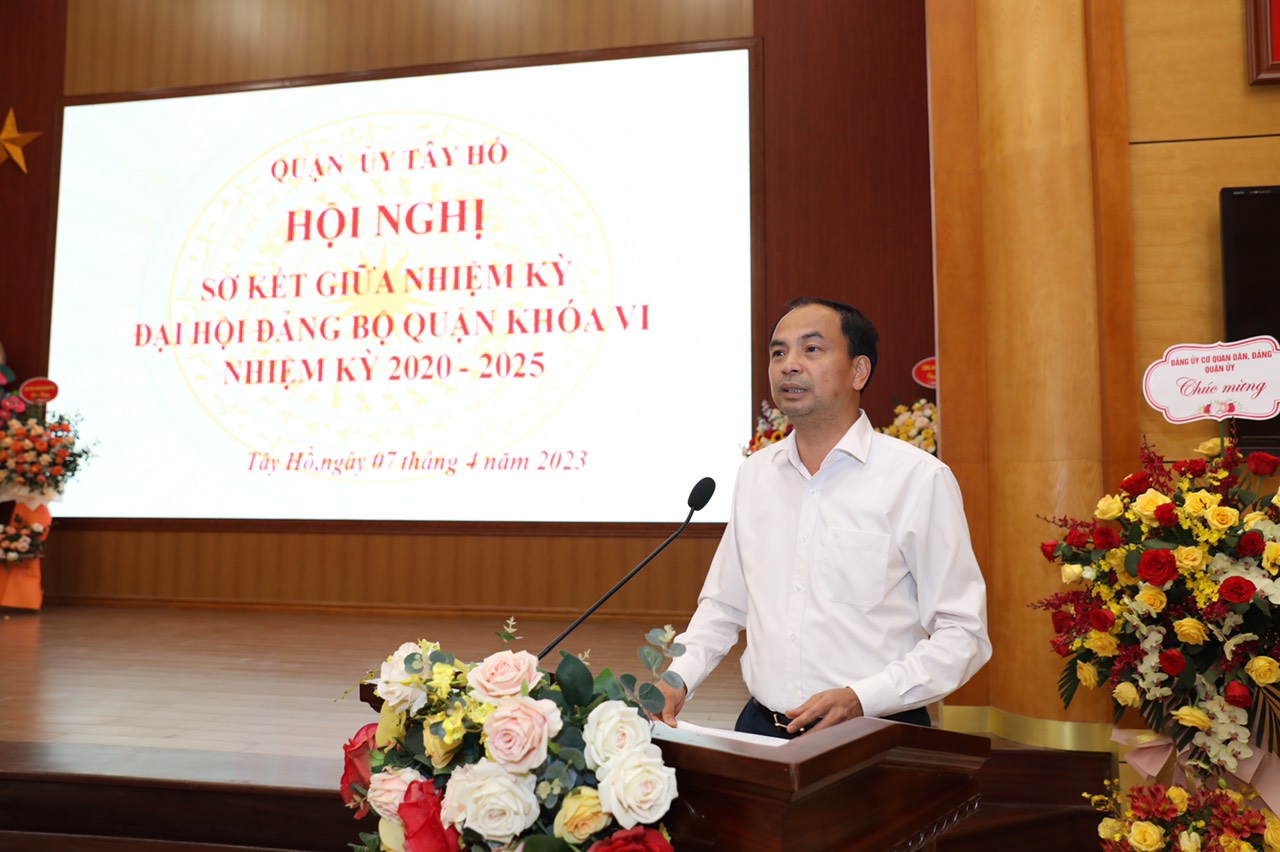 Đảng bộ quận Tây Hồ: Hoàn thành sớm nhiều chỉ tiêu trong Nghị quyết Đại hội Đảng bộ lần thứ VI - ảnh 2