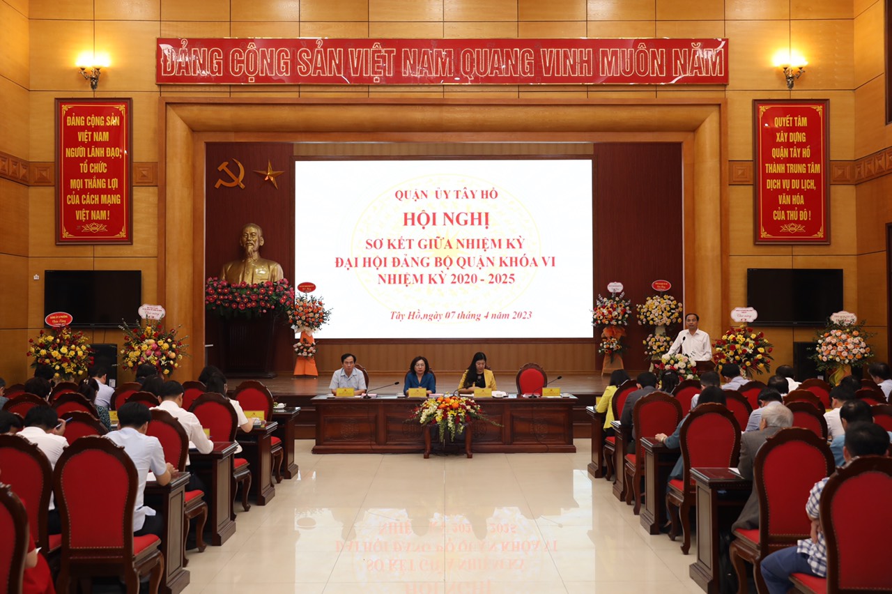Đảng bộ quận Tây Hồ: Hoàn thành sớm nhiều chỉ tiêu trong Nghị quyết Đại hội Đảng bộ lần thứ VI - ảnh 3